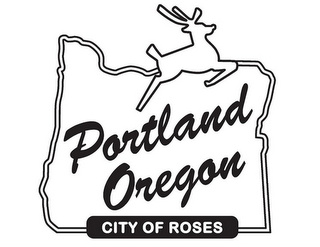 PORTLAND OREGON CITY OF ROSES logo