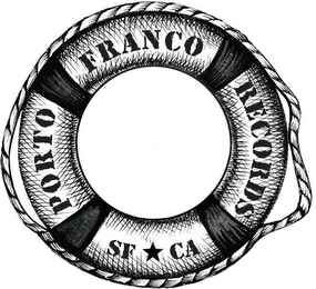PORTO FRANCO RECORDS SF CA logo