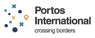 PORTOS INTERNATIONAL CROSSING BORDERS logo
