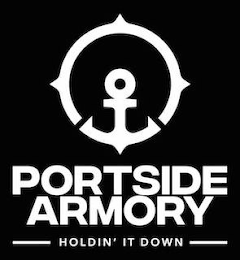 PORTSIDE ARMORY HOLDIN' IT DOWN logo