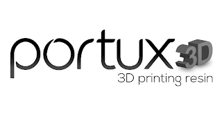 PORTUX 3D 3D PRINTING RESIN logo