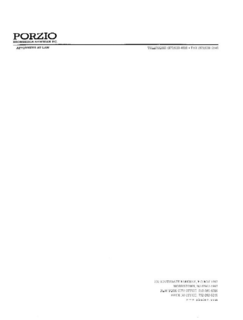 PORZIO BROMBERG & NEWMAN P.C. logo