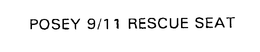 POSEY 9/11 RESCUE SEAT logo