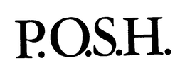P.O.S.H. logo
