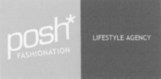 POSH FASHIONATION LIFESTYLE AGENCY logo