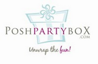 POSH PARTY BOX.COM UNWRAP THE FUN! logo