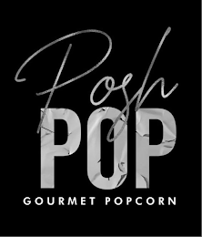 POSH POP GOURMET POPCORN logo