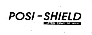 POSI-SHIELD LATEX EXAM GLOVES logo