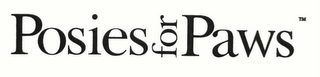 POSIES FOR PAWS logo