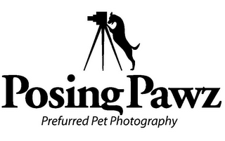 POSING PAWZ PREFURRED PET PHOTOGRAPHY logo