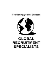 POSITIONING YOU FOR SUCCESS GLOBAL RECRUITMENT SPECIALISTS logo
