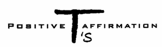 POSITIVE AFFIRMATION T'S logo