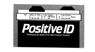 POSITIVE ID PROFESSIONAL SHEET FILM IDENTIFICATION SYSTEM logo