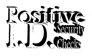 POSITIVE I.D. SECURITY CHECKS logo