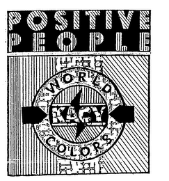 POSITIVE PEOPLE KACY WORLD COLORS logo