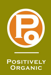 POSITIVELY ORGANIC PO logo