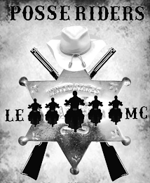 POSSE RIDERS LE MC UNITED STATES MARSHAL logo