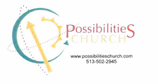 POSSIBILITIES CHURCH WWW.POSSIBILITIESCHURCH.COM 513-502-2954 logo