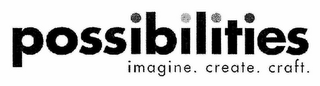 POSSIBILITIES IMAGINE. CREATE. CRAFT. logo