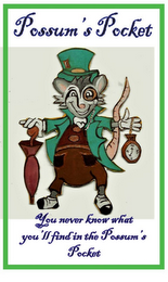POSSUM'S POCKET YOU NEVER KNOW WHAT YOU'LL FIND IN THE POSSUM'S POCKET logo