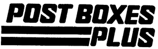 POST BOXES PLUS logo