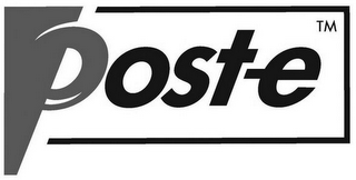 POST-E logo