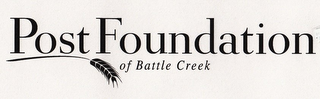 POST FOUNDATION OF BATTLE CREEK logo