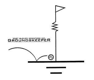 POST GLOVER RESISTORS INC. GROUNDSKEEPER logo