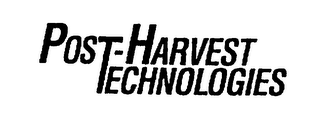 POST-HARVEST TECHNOLOGIES logo