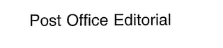 POST OFFICE EDITORIAL logo