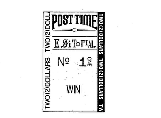 POST TIME EDITORIAL logo