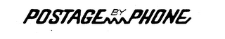 POSTAGE BY PHONE logo