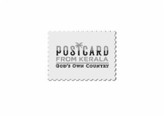 POSTCARD FROM KERALA GOD'S OWN COUNTRY logo