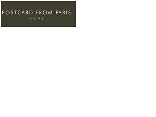 POSTCARD FROM PARIS HOME logo