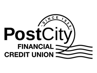POSTCITY FINANCIAL CREDIT UNION SINCE 1933 logo