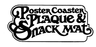 POSTER COASTER PLAQUE & SNACK MAT logo