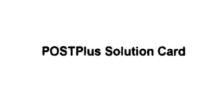 POSTPLUS SOLUTION CARD logo
