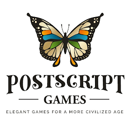 POSTSCRIPT GAMES ELEGANT GAMES FOR A MORE CIVILIZED AGE logo