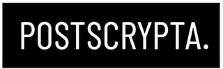 POSTSCRYPTA. logo