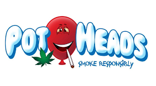 POT HEADS SMOKE RESPONSIBLY logo