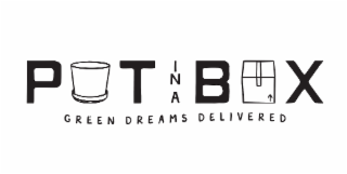 POT IN A BOX GREEN DREAMS DELIVERED logo