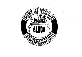 POT O'GOLD A K $1000 BLACKJACK logo