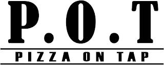 P.O.T PIZZA ON TAP logo