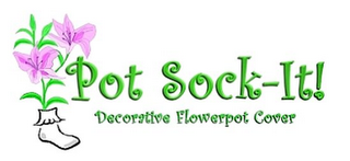 POT SOCK-IT! DECORATIVE FLOWERPOT COVER logo