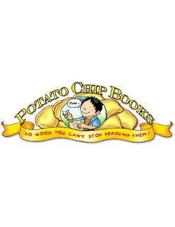 POTATO CHIP BOOKS YUM . . .  SO GOOD YOU CAN'T STOP READING THEM! logo