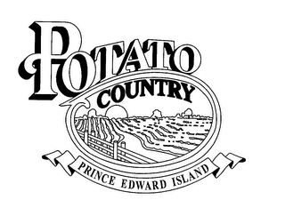 POTATO COUNTRY PRINCE EDWARD ISLAND logo