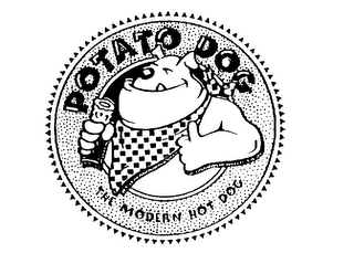 POTATO DOG THE MODERN HOT DOG logo