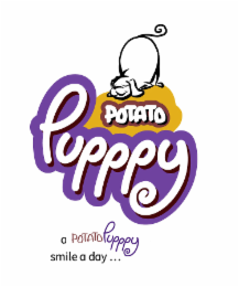 POTATO PUPPPY A POTATO PUPPPY SMILE A DAY … logo