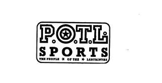P.O.T.L. SPORTS THE PEOPLE OF THE LABYRINTHS logo