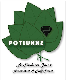 POTLUXXE A FASHION JOINT ACCESSORIES & PUFF PIECES logo